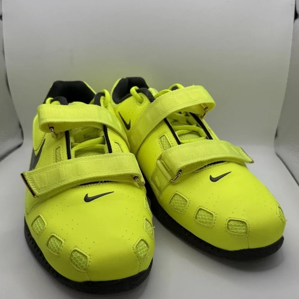 Nike Romaleos 2 Weightlifting Shoes Mens Size US 11 Volt Green Black 476927-730